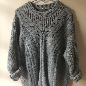 Urban Outfitters oversized knit grey sweater